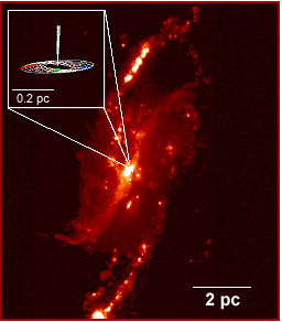 Core region of galaxy NGC 4258.gif (32557 bytes)