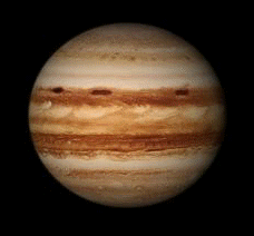 Jupiter as seen from Earth